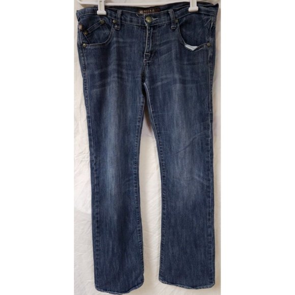 Rock & Republic Kasandra 32x31 Bootcut Low Rise Stretch Embellished Jeans - Picture 1 of 16